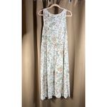 Frye  Floral Maxi Dress L Sleeveless Button Romantic Cottagecore Country Peasant Photo 2