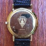 Gucci Unisex  3000M Iconic Wristwatch Gold Plated Orig Lizard Strap. NEW BATTERY! Photo 8