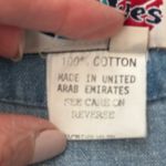 Vintage Protest Blues Zip Up Denim Fisherman Utility Vest Blue Size M Photo 3