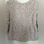 Chico's Chico’s size 1 multicolor 3/4 sleeve sweater M 92% cotton Photo 5