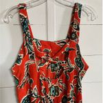 Band of the Free Teresa Tangerine Floral Tank Mini Dress M Photo 11