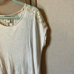 Eyelash Couture  Cream Lace Women's top medium Photo 3