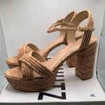Schutz NWB  Latifah Platform Women's size 10 platform Color:Natural 1730 Photo 2