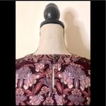 Xhilaration Maroon & Purple Floral Paisley Fit & Flare Mini Dress, XS-NWT Photo 4