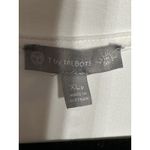 Talbots T by Track Jacket UPF 50+ Full Zip Stretch White Navy XL Petite Active Photo 2