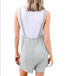 New In Boutique Women’s Small Sage Green Cotton Overalls Photo 1