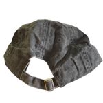 Three In Baseball Mom Black Cotton Washed Denim Hat Photo 2