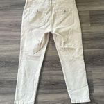 Daughters of the Liberation Beige Jeans with Zipper Accents Anthropologie Moto Tan Size 32 Photo 5