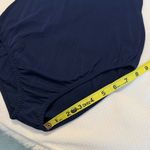 Vintage 70s Bodysuit Navy Blue Short Sleeve Round Neck Homemade? NO Size Size undefined Photo 5