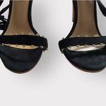 Ulla Johnson  Danielle Tassel High Heel Stiletto Sandals Black Women's Sz 38/US 8 Photo 3