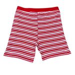 NWT PiNK Victoria’s Secret Thermal Red White Stripe Pajama Shirt Boxy Shorts Set Photo 7