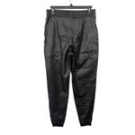 Spanx NWT Leather Like Jogger Pants Black Faux Leather Pull On Size Small 20364 Photo 2