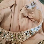 Jovani ORIGINAL HANDMADE PINK&SILVER STUDDED RHINESTONES COUTURE LINE Photo 10