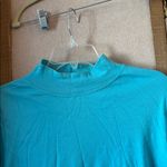 White Stag  Turquoise mock neck Top xl Photo 1