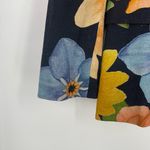 CAROLINA‎ K Women's Black Floral Print Notched Lapel Oversized Blazer Size Small Photo 2