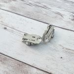 Vintage Clip On Earrings Smokey & Clear Gems Photo 5