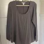 Athleta  STRATUS II TOP Long Sleeve Casual Workout Shirt Flagstone Grey Heather Photo 1
