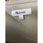 Madewell Womens Shirt L Green Eyelet Sleeve Short Sleeve Casual Cute Minimal Photo 3