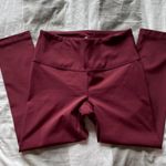 90 Degrees by Reflex 90 Degree By Reflex Maroon Leggings  Photo 0