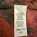 DKNY  Brown & Orange Babydoll Mini Dress Size 10 Satin Ribbon Waist Photo 6