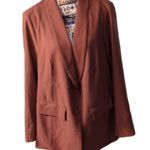 Torrid Studio By  Root Beer Classic Longline Blazer Size 2X Photo 1