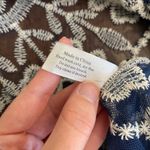 Janice Apparel NWT Vintage Style Navy Blue Embroidered Lace Kimono OS Boho Blue Size undefined Photo 6