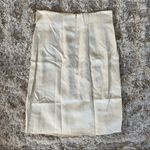 NWT Bloomingdales Cream White Boho Beachy Stephanie Queller Pencil Skirt Size 28 Photo 6