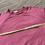 Anthropologie Crossly made in Italy 100% cotton beautiful dusty rose jersey sweatshirt Photo 3