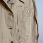 Escada Margaretha Ley tan denim quilted lining jacket Size 8 Photo 1