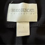 Hugo Buscati  Black Dress Open‎ Draped Back Size 6 EUC Photo 3