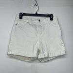 LC Lauren Conrad Lauren Conrad White Denim Shorts Women's Size 6 Cuffed Casual Summer Style Photo 0
