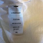 🆕 n: philanthropy Harlow distressed BFF white tshirt XS BIN G Photo 8