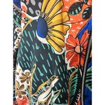 Molly Bracken Lili‎ Sidonio Tropical Floral Bomber Jacket Colorful Abstract Print Size L Photo 6