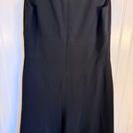 Ann Taylor  Little Black Midi A-Line Dress Women’s Size 6 Photo 6