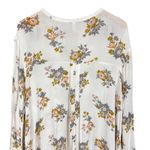 Free People  Swing Tunic Crepe Long Sleeve Dress White Gardenia Size Large Boho Photo 10