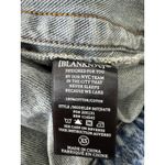 BLANKNYC Women's XS Denim Jacket Collarless Button Front Blue Jean‎ Photo 10