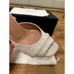 Malone Souliers Lumi 70 Slide Sandal Squared Toe Stiletto Beige 6 US 36.5 EU NIB Photo 14