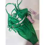 Wild Fable High-leg string bikini bottom and top from  Photo 5