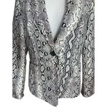 Womens Michael Michael Kors Snakeskin Print Chicken Dress Blazer Jacket Photo 2
