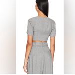 House of Harlow 1960 Houndstooth Black White Button Front Top NEW Gray Size 6 Photo 8