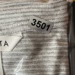 Athleta  V-Neck T-Shirt Striped Short‎ Sleeve Casual Top Athleisure Small Photo 8