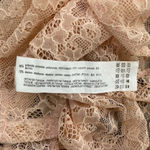 ZARA Women’s  peach lace bodysuit Small Photo 3