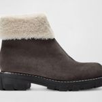 La Canadienne Abba Suede Shearling Waterproof, Brown Size 5M NEW Retail $585 Photo 2