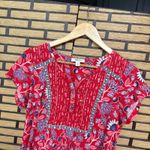 Style & Co  Red Floral Top‎ Size Small Photo 2