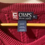 Ralph Lauren  Red V-Neck Sweater Photo 1