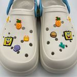Skechers foamies clogs SpongeBob women’s size 8 white ivory Photo 3