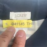 J.Crew  Jules Striped Shift Dress 100% Silk Lined Navy Blue & Cream Womens SZ 12 Photo 7