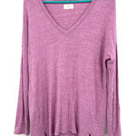 Lou & grey  size small‎ super soft purple long sleeve tee Photo 0