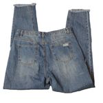Missguided  - riot high rise mom jeans with fringed ankles size 12 Photo 6