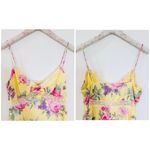 WAYF Floral Yellow midi Dress NEW Photo 5